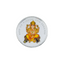 Multi God Silver Coin with OM engraved on the back, 1 oz