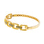 22K Yellow Gold Link Style Openable Bangle Size 2.2 (14.9 g)