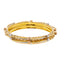 22K Tri-Tone Gold Bangle Pair, Size 2.4 (35.2 g)
