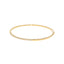 14K Gold Openable 0.59ct Diamond Tennis Bangle, Size 2.4 (4.7g)