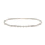 14K Gold Openable 1.34ct Diamond Tennis Bangle, Size 2.4 (4.2 g)