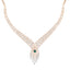 18K Rose Gold, Emerald & 2.3 CT Diamond Necklace (19.5 grams)