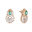 18K Rose Gold, Emerald & 2.19 CT Diamond Necklace Set (22.76 grams)