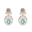 18K Rose Gold, Emerald & 3.9 CT Diamond Necklace Set (35.16 grams)