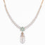 18K Rose Gold, Emerald & 2.07 CT Diamond Necklace Set (29.89 grams)