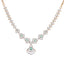 18K Rose Gold, Emerald & 1.24 CT Diamond Necklace Set (12.76 grams)