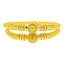 22K Gold Filigree Kada Style Bangle Pair (42.8 grams)