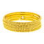 22K Gold Filigree Bangle Pair (20.1 grams)