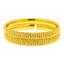 22K Gold Filigree Bangle Set of 6 (70.7 grams)