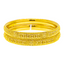 22K Yellow Gold Filigree Bangles Pair (40 grams)