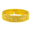 22K Gold Filigree Bangle Set of 6 (73.5 grams)
