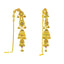 22K Gold Meenakari Necklace & Jhumka Set (167.8 grams)
