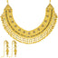 22K Gold Meenakari Necklace & Jhumka Set (167.8 grams)