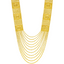 22K Gold Beaded Layer Necklace (148.8 grams)
