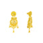22K Gold Filigree Necklace & Jhumka Set (36.1 grams)