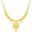 22K Gold Filigree Necklace & Earring Set (23.9 grams)