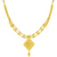 22K Gold Filigree Necklace & Earring Set (24.9 grams)