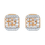 18K Rose Gold & 0.31 CT Diamond Earrings (2.9 grams)