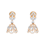 18K Rose Gold & 0.35 CT Diamond Jhumkas (3.74 grams)