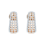 18K Rose Gold & 1.03 CT Diamond Earrings (4.1 grams)