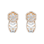 18K Rose Gold & 0.98 CT Diamond Earrings (5.21 grams)