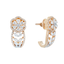 18K Rose Gold & 0.98 CT Diamond Earrings (5.21 grams)