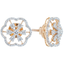 18K Rose Gold & 0.47 CT Diamond Earrings (3.16 grams)