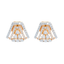 18K Rose Gold & 0.62 CT Diamond Earrings (3.93 grams)