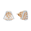 18K Rose Gold & 0.62 CT Diamond Earrings (3.93 grams)