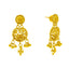 22K Gold Filigree Necklace & Chandbali Set (23.9 grams)
