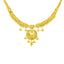 22K Gold Filigree Necklace & Chandbali Set (23.9 grams)