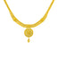 22K Gold Filigree Necklace & Chandbali Set (23.1 grams)