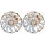 18K Rose Gold & 0.37 CT Diamond Earrings (2.6 grams)