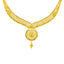 22K Gold Filigree Necklace & Chandbali Set (27.5 grams)