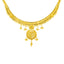 22K Gold Filigree Necklace & Chandbali Set (23.5 grams)