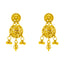 22K Gold Filigree Necklace & Chandbali Set (23.5 grams)