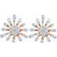 18K Rose Gold & 0.47 CT Diamond Earrings (3.19 grams)