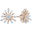 18K Rose Gold & 0.47 CT Diamond Earrings (3.19 grams)