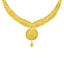 22K Gold Filigree Necklace & Chandbali Set (26.4 grams)