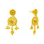 22K Gold Filigree Necklace & Chandbali Set (27.5 grams)
