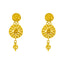 22K Gold Filigree Necklace & Chandbali Set (25.8 grams)