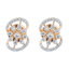 18K Rose Gold & 0.34 CT Diamond Earrings (2.9 grams)