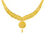 22K Gold Filigree Necklace & Chandbali Set (25.8 grams)