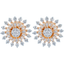18K Rose Gold & 0.66 CT Diamond Earrings (5.82 grams)