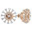 18K Rose Gold & 0.55 CT Diamond Earrings (3.3 grams)