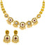 22K Antique Gold & Kundan Necklace & Earring Set (39 grams)