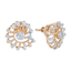 18K Rose Gold & 0.56 CT Diamond Earrings (3.35 grams)