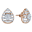 18K Rose Gold & 0.39 CT Diamond Earrings (2.99 grams)