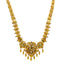 22K Antique Gold Temple Necklace Set with Ruby, Emerald (50.5 grams)
