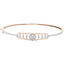 18K Rose Gold & 0.5 CT Diamond Bracelet (5.48 grams)